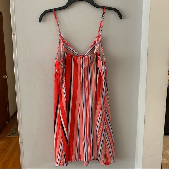 Francesca’s Trixxi Red Striped Sleevless Dress - Picture 2 of 6